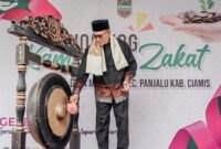 Bupati Ciamis meresmikan Kampung Zakat di Desa Maparah, Kecamatan Panjalu, Ciamis.