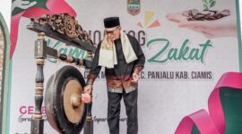 Bupati Ciamis meresmikan Kampung Zakat di Desa Maparah, Kecamatan Panjalu, Ciamis.