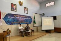 Jhon Husein Muhammad saat memberikan materi di Inspektorat Ciamis